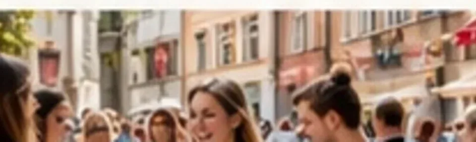 Menschen im Gespräch bei einer Veranstaltung in der Innenstadt